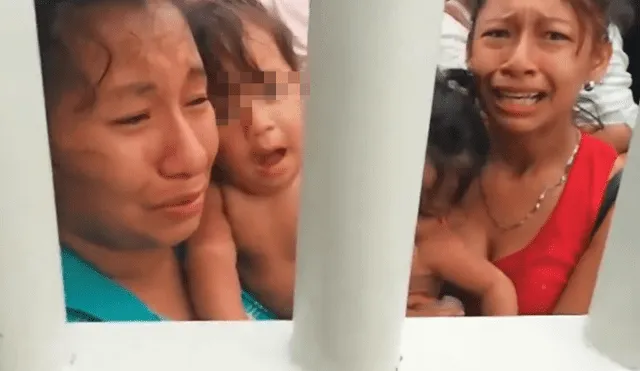 Caravana de migrantes: mujeres con bebés en brazos imploran que las dejen ingresar a México [VIDEO]