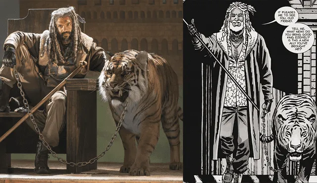 The Walking Dead: Compara la muerte de Shiva en los cómics y en la serie [IMÁGENES]