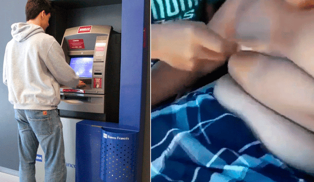 Facebook viral: niño obeso juega al "Banco" con su amigo y se divierte imitando a un cajero [VIDEO]