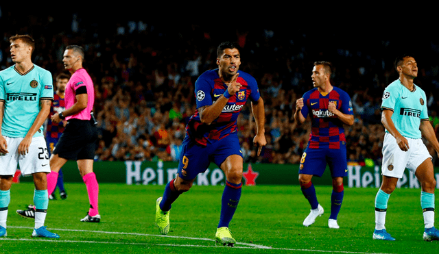 Luis Suárez lleva cinco tantos con Barcelona en esta temporada. Créditos: EFE