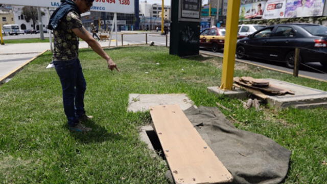 Vecinos del Centro de Lima denuncian buzones sin tapa en el distrito [VIDEO]