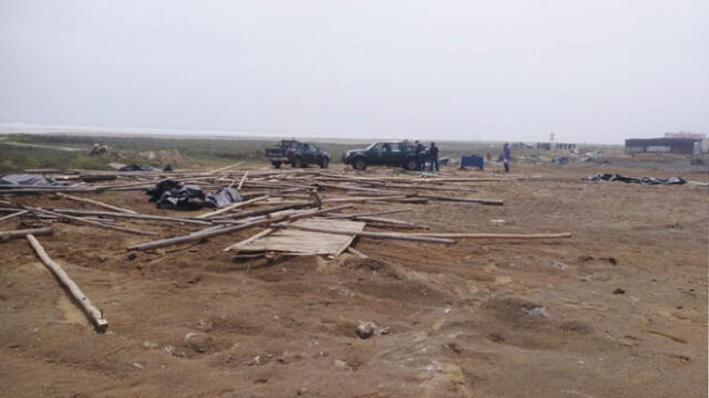Autoridades desalojaron a invasores de terrenos de Proyecto Chavimochic