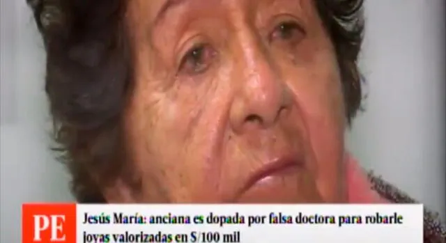 Jesús María: fingió ser una doctora para robar joyas a anciana de 85 años [VIDEO]