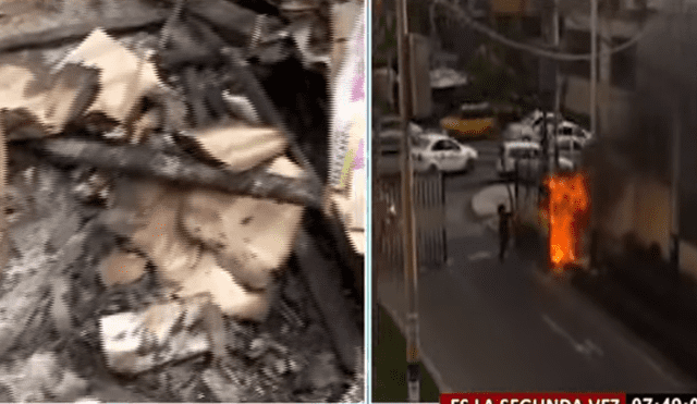 San Luis: caseta de vigilancia es quemada por segunda vez [VIDEO]