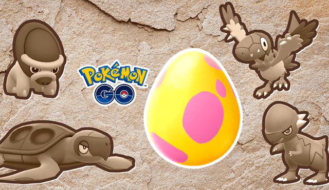 Todos los pokémon fósiles en Pokémon GO se podrán conseguir mediante la eclosión de Huevos de 7km.