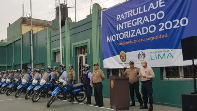 "Plan de patrullaje integrado en motocicleta" es una nueva iniciativa propiciada por la Municipalidad de Lima.