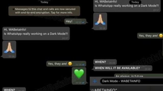 WhatsApp: El modo oscuro reaparece y está de vuelta para Android [FOTOS]