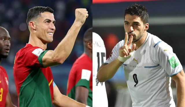 Cristiano y Suárez son jugadores destacados en sus selecciones. Foto: composición AFP