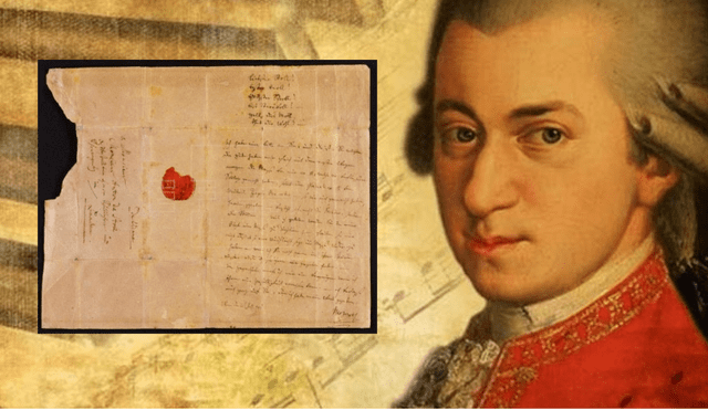 Publican carta de Mozart escrita poco antes de morir