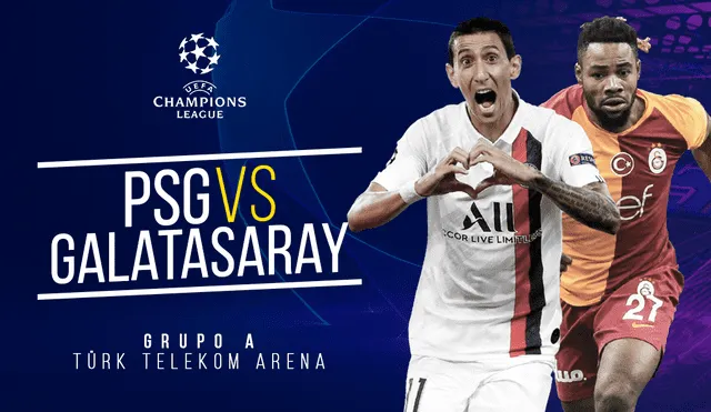 PSG chocará ante Galatasaray por la Champions League.