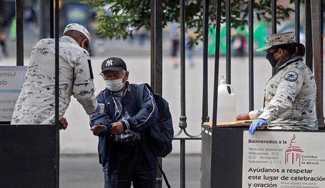 México es uno de las siete naciones que tienen 400.000 contagiados de COVID-19 en el mundo. Foto: AFP