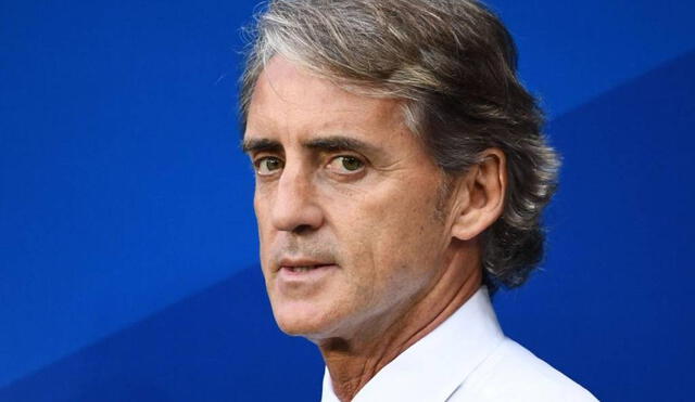 Roberto Mancini es el actual entrenador de la selección italiana.