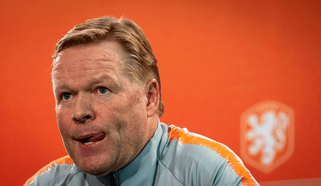 Ronald Koeman es el actual entrenador de la selección de Países Bajos. | Foto: AFP