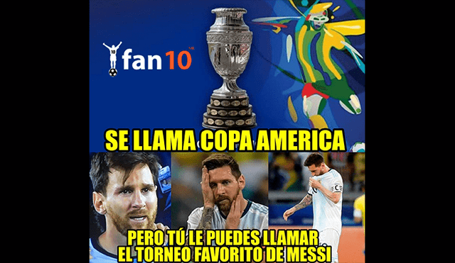 Argentina vs Brasil: memes de Messi tras caer en semifinal.