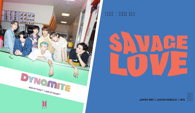 BTS es acreditado con un nuevo #1 en Billboard por su participación en Savage Love. Foto: composición BH