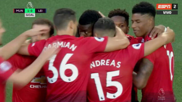 Manchester United: Paul Pogba anotó el primer gol de la Premier League 2018-19 [VIDEO]