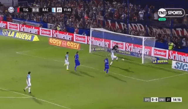 Racing vs Tigre: Augusto Solari anota el gol que le está dando el título a la Academia [VIDEO]