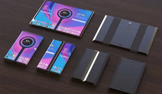 Durante el último año, Xiaomi ha patentado diversos diseños de teléfonos plegables. Foto: LetsGoDigital