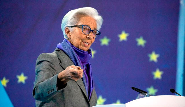 Christine Lagarde, presidenta del Banco Central Europeo. Foto: EFE
