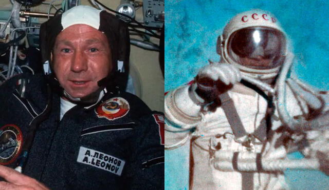 Alexei Leonov realizó la primera caminata espacial en 1965. Imagen: NASA / Captura de video.