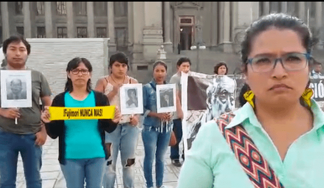Manifestación frente al Palacio de Justicia por caso Pativilca [VIDEO]