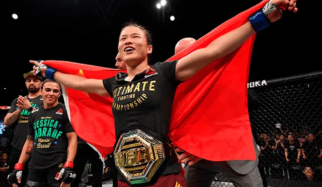 La peleadora china suma su vigésima victoria en las MMA
