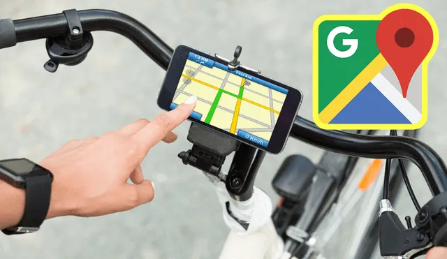 Conoce la nueva característica dirigida a los ciclistas que usan Google Maps. | Foto: Composición La República
