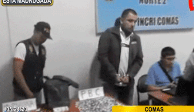 Comas: capturan a principal comercializador de droga de Lima Norte [VIDEO]