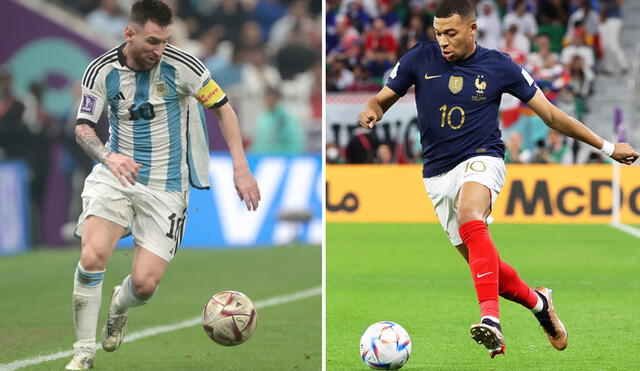 Con cinco goles cada uno, Lionel Messi y Kylian Mbappé son los máximos artilleros del Mundial Qatar 2022. Foto: composición/EFE