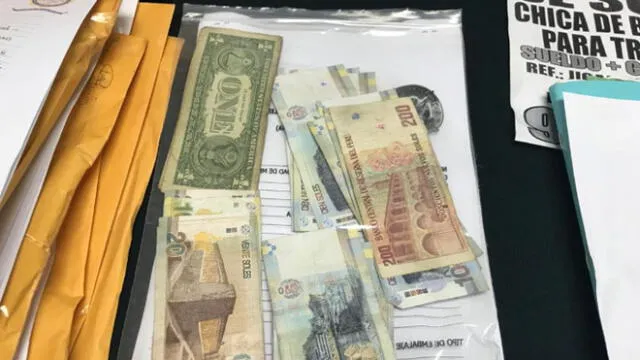 En poder de los detenidos se hallaron varias pertenencias, entre ellas dinero, tarjetas, armas de fuego y demás. (Foto: Johann Klug / La República)