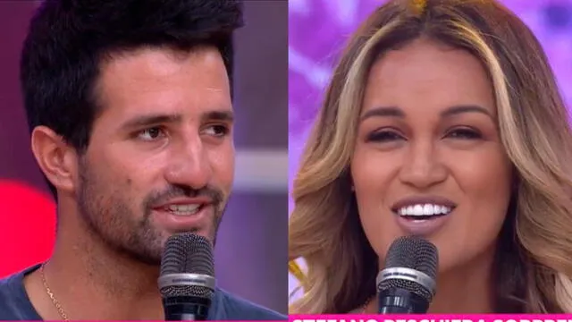 Stefano Peschiera confiesa sus sentimientos sobre Angie Arizaga en vivo [VIDEO]