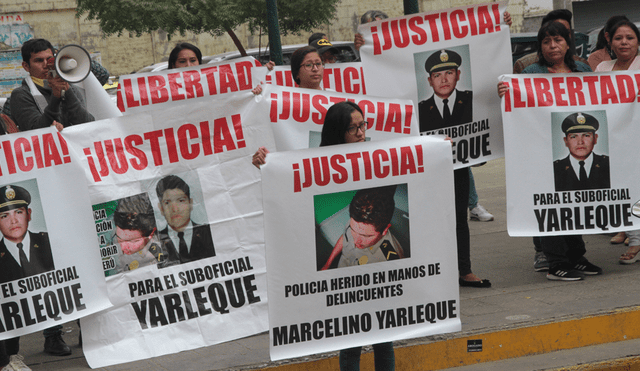Defensa legal busca liberar a efectivo Yarlequé.
