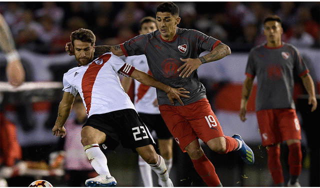 Sigue aquí EN VIVO ONLINE el River Plate vs. Independiente por la jornada 14 de la Superliga Argentina 2019-2020. | Foto: AFP