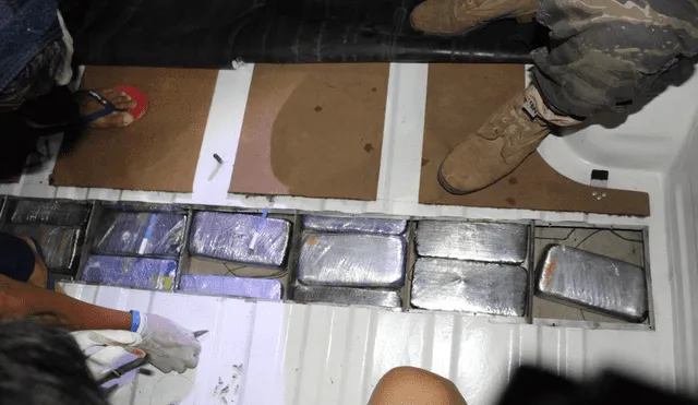 Vraem: Caen siete narcotraficantes con 160 paquetes de clorhidrato de cocaína
