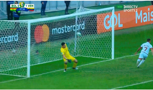 Venezuela vs. Bolivia: Darwin Machís marcó el 1-0 en partido de la Copa América 2019. | Foto: DirecTV