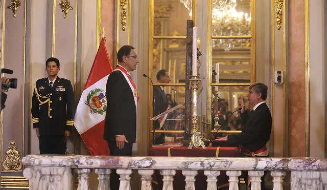 Presidente Martín Vizcarra Juramento a dos nuevos ministros [FOTOS]