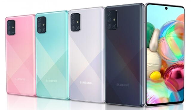 El Samsung Galaxy A72 sería presentado en 2021. Fotos: TheElec