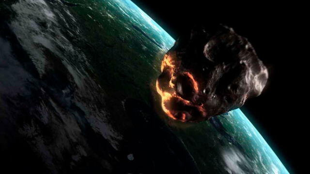 Asteroide podría chocar con la Tierra. Foto: difusión.