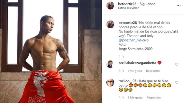 Beto Ortiz usa foto de Jonathan Maicelo desnudo para promocionar “El valor de la verdad”