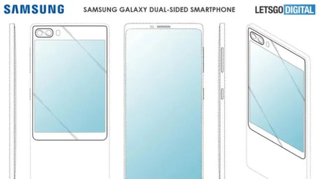 Nuevas patentes revelan que Samsung estaría trabajando en un smartphone doble pantalla.