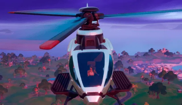 El bug del helicóptero Choppa está en Fortnite desde hace mucho, pero Epic Games aún no lo soluciona. Foto: Fortnite.