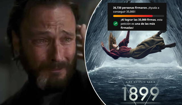 Fanáticos de "1899" quieren que Netflix renueve la serie para una segunda y tercera temporada, por lo que han iniciado una campaña en Change.org. Foto: composición/Netflix/Change.org