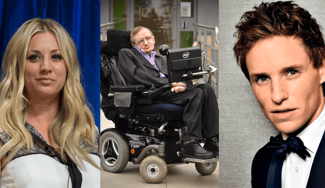 Kaley Cuoco y Eddie Redmayne elogian a Stephen Hawking tras su muerte