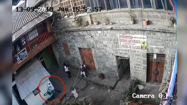 Cusco: video capta el momento exacto de brutal agresión contra venezolana [VIDEO]