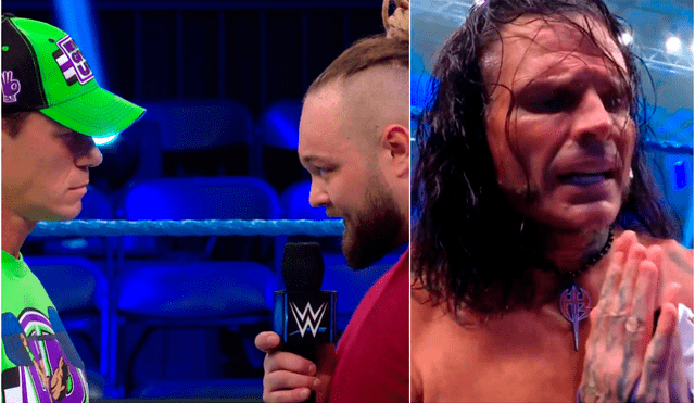Jeff Hardy venció a Baron Corbin y John Cena cerró SmackDown con un careo con The Fiend Bray Wyatt. | Foto: WWE