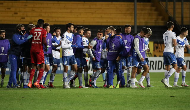 Vélez y  Deportivo Cali juegan este martes por la ida de los octavos de final de la Copa Sudamericana 2020. Foto: AFP