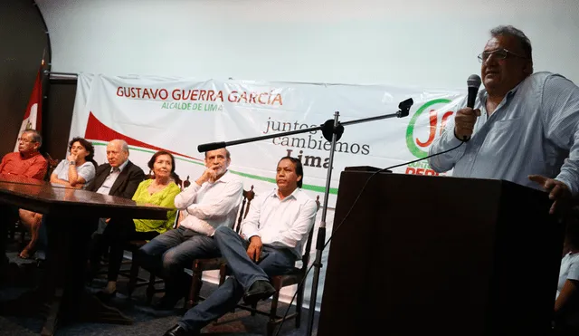 Gustavo Guerra García es precandidato para Lima en Juntos por el Perú