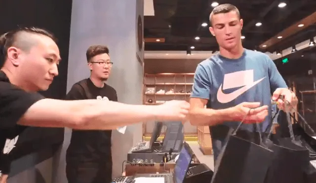 La exorbitante cifra que gastó Cristiano Ronaldo en una tienda de zapatillas [VIDEO]