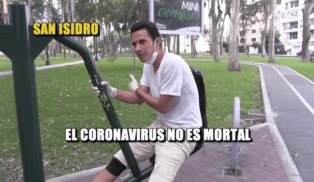 Youtuber que hacía ejercicios asegura haber investigado que el coronavirus no es mortal. (Foto: Captura ATV)