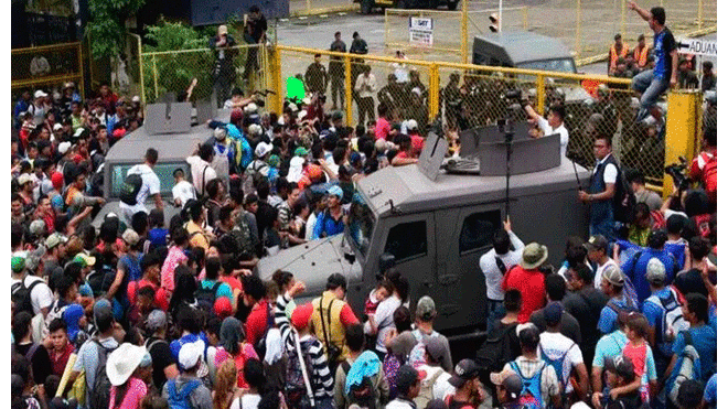 Caravana migrante anuncia huelga de hambre contra el gobierno mexicano